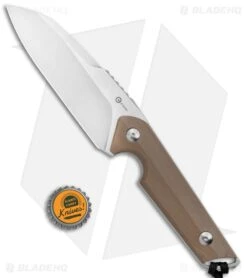 CIVIVI Kepler Fixed Blade Knife Tan G-10 W/Lanyard (4.5" Satin) -Knives Store CIVIVI Kepler Fixed Blade Tan G 10 Satin C2109B BHQ 106992 jr bottlecap large