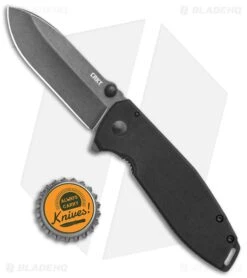 CRKT Burnley Squid XM Assisted Opening Knife Black G-10 (3" Black SW) -Knives Store CRKT Burnley Squid XM Black G 10 FL Black SW BHQ 138960 jr bottlecap large