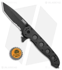 CRKT Carson M16-14ZLEK Tanto Law Enforcement Knife (3.75" Serr) -Knives Store CRKT Carson M16 14ZLEK Tanto LL Serr BHQ 8897 jr bottlecap large