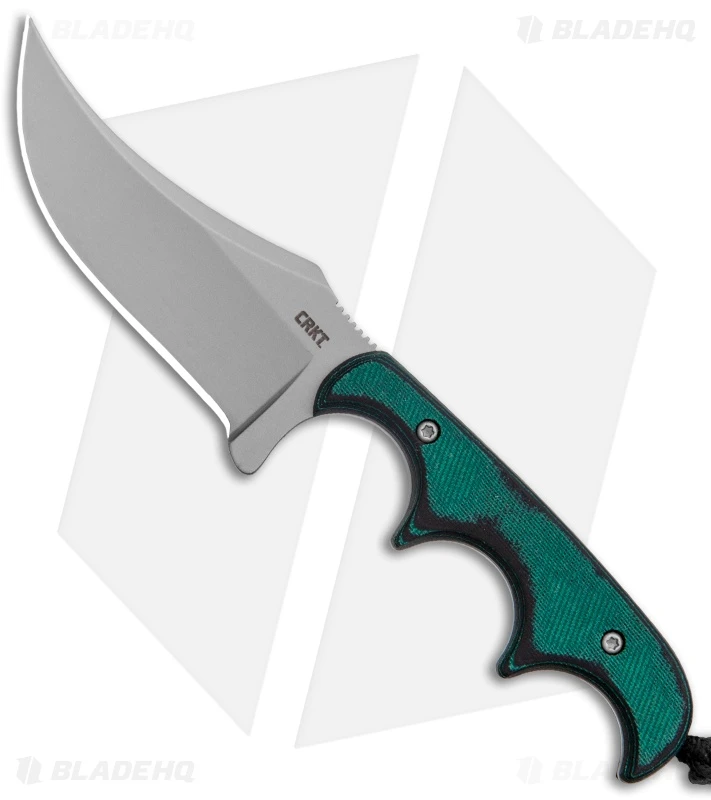 CRKT Folts Minimalist Persian Neck Knife Green G-10 (2.1" Bead Blast) 2379 1 CRKT Folts Minimalist Persian Neck Knife Green G-10 (2.1" Bead Blast) 2379