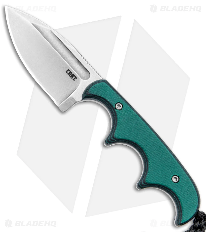CRKT Folts Minimalist Spear Point Neck Knife Green Resin/Fiber (2.1" Stonewash) 1 CRKT Folts Minimalist Spear Point Neck Knife Green Resin/Fiber (2.1" Stonewash)