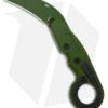 CRKT Provoke Kinematic Morphing Karambit Knife Bright Green Al (2.4" Cerakote)