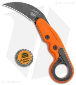 CRKT Provoke Orange Kinematic Morphing Karambit Folding Knife (2.4" Black) 4041O -Knives Store CRKT Provoke Orange Kinematic Morphing Karambit Folding Knife Black 4041O BHQ 119340 jr bottlecap large