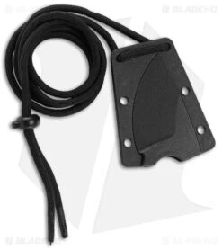 CRKT Schwarz Tailbone Fixed Blade Knife Orange Cord (2.4" SW) 2415 -Knives Store CRKT Tailbone Fixed Black Orange Cord BHQ 119326 jr sheath large