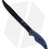 Camillus Cuda Professional Fixed Blade Knife Blue Micarta (9" Black) CM18129