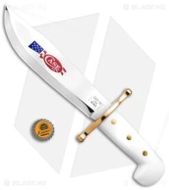 Case Bowie Hunting Fixed Blade Knife White W/ Blade Art (BOWIE SS) -Knives Store Case Bowie Hunting Fixed Blade Knife White With Blade Art Bowie SS BHQ 122343 td size large
