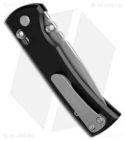 Chaves Redencion Drop Point X-Lock Knife Black Aluminum (3.25" SW D2) -Knives Store Chaves Drop Point Crossbar Lock Knife Black Aluminum SW D2 BHQ 211870 td side large