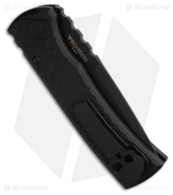 Chaves Knives Redencion Automatic Knife Tread Black Aluminum (3.4" Black) -Knives Store Chaves Knives Redencion Automatic Knife Tread Black Aluminum 3in Black BHQ 220354 td side large