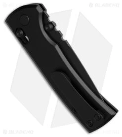 Chaves Redencion Drop Point X-Lock Knife Black Aluminum (3.25" Black D2) -Knives Store Chaves Tanto Crossbar Lock Knife Black Aluminum Black D2 BHQ 211866 td side large 1