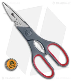Clauss True Prof 8.25in Shears Gray/Red CL18052 Utility Scissors -Knives Store Clauss 8 in True Prof BHQ 134600 td size large