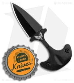 Combat Ready Neck Knife Fixed Blade (1.375" Black) CBR112 -Knives Store Combat Ready Neck Knife Black CBR112 BHQ 103037 jr bottlecap large