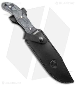 Condor Belgian Bowie Fixed Blade Knife Micarta W/ Leather Sheath (7.7" BB) -Knives Store Condor Belgian Bowie Fixed Blade Micarta Leather Sheath BB CTK1825 7.5HC BHQ 121496 jr sheath large