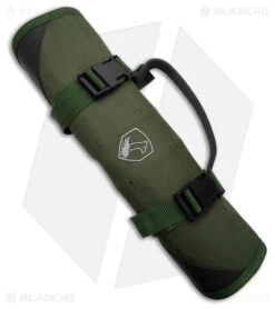 Condor Carry Knife Roll Green Canvas - Inner Brown Leather