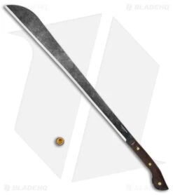 Condor Cojang Jungle Machete Fixed Blade Walnut W/ Leather Sheath (20.1" Black) -Knives Store Condor Cojang Jungle Machete Fixed Blade Walnut Leather Sheath Black BHQ 121512 jr bottlecap large