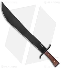Condor German Aviator Machete Fixed Blade Walnut Wood (15.9" Black)