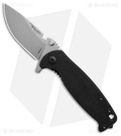 DPx Gear HEST/F 4.0 Milspec MagnaCut Frame Lock Knife Black G-10 (3.25" SW)