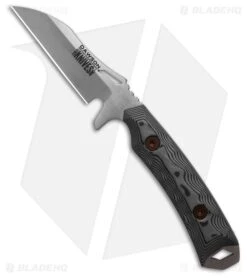 Dawson Knives Revelation MagnaCut Fixed Blade Knife Black/Gray G-10 (2.8" Satin)