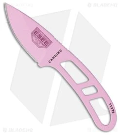 ESEE Candiru Fixed Blade Neck Knife Kit W/Extras (2" Pink)