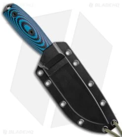 ESEE Knives ESEE 4 Fixed Blade Knife Blue/Black 3D G-10 (4.5" Black) -Knives Store ESEE Knives ESEE 4PB 008 Blue Black 3D G 10 Black BHQ 105769 jr sheath large