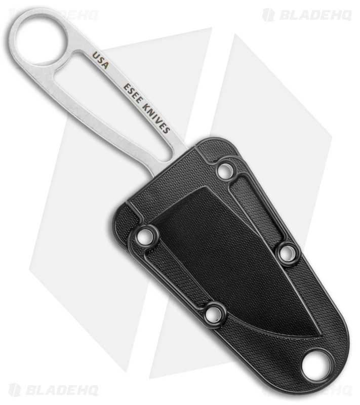 ESEE Knives Izula S35VN Neck Knife W/ Sheath (2.75" Stonewash) 3 ESEE Knives Izula S35VN Neck Knife W/ Sheath (2.75" Stonewash) - Image 3