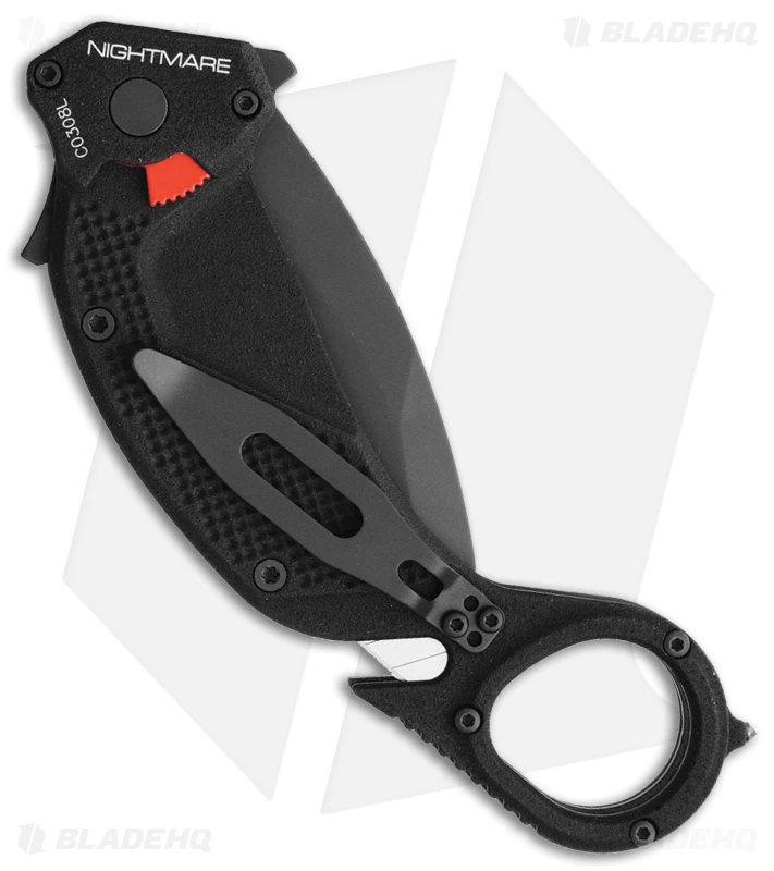 Extrema Ratio Nightmare Karambit Liner Lock Knife Black Aluminum ( 3" Black) 2 Extrema Ratio Nightmare Karambit Liner Lock Knife Black Aluminum ( 3" Black) - Image 2