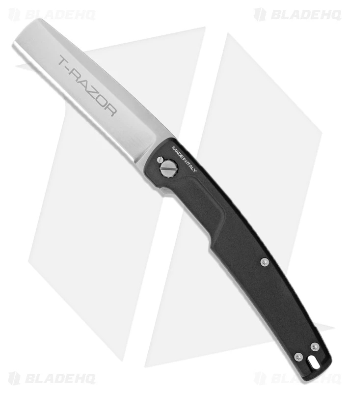Extrema Ratio T Razor Liner Lock Knife Black Aluminum (3.75" Satin) 1 Extrema Ratio T Razor Liner Lock Knife Black Aluminum (3.75" Satin)