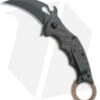 FOX Knives Karambit Frame Lock Knife Tan Titanium/CF (2.56" Black) FX-599TIC