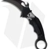 Fox Knives Single Skull Karambit Liner Lock Knife Aluminum Engraved (2.6" PVD)