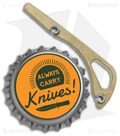 Flytanium Brass Bugout Backspacer For Benchmade Bugout -Knives Store Flytanium Brass Bugout Backspacer Benchmade Bugout BHQ 116632 jr bottlecap large