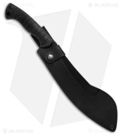 Fox Knives Jungle Parang Machete Fixed Blade Knife Black FRN (10.6" Black) -Knives Store Fox Fx 694 Jungle Parang Machete BHQ 118206 td side large