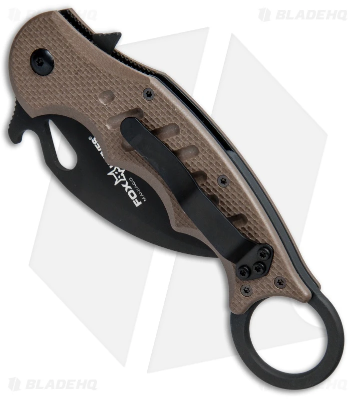 Fox Knives Karambit Folder Knife Dark Earth G-10 (3.1" Black) 479E 2 Fox Knives Karambit Folder Knife Dark Earth G-10 (3.1" Black) 479E - Image 2