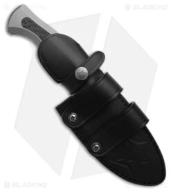 Fox Knives Van Popple Eastwood Tiger Titanium+Carbon Fiber (4.50" Black) -Knives Store Fox Knives Van Popple Eastwood Tiger Titanium Carbon Fiber 4.50in PVD BHQ 188378 hd side large