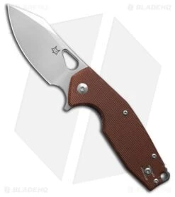Fox Knives Vox Yaru Liner Lock Knife Natural Micarta (2.75" Satin) FX-527LI MNA