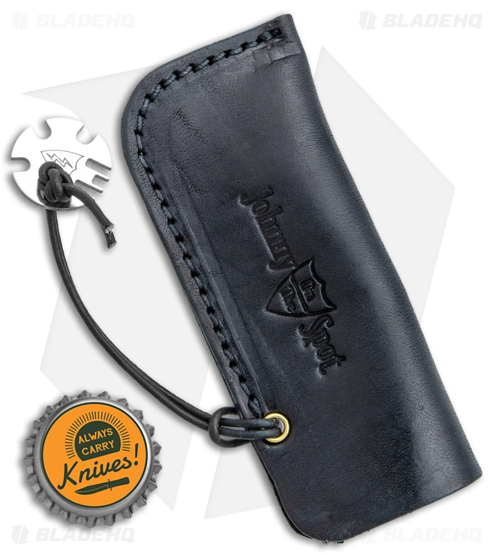 GEC Johnny On The Spot Leather Pocket Knife Sleeve - Black 3 GEC Johnny On The Spot Leather Pocket Knife Sleeve - Black - Image 3