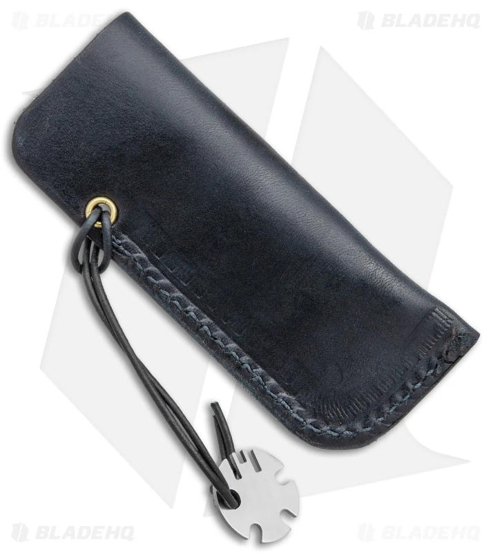 GEC Johnny On The Spot Leather Pocket Knife Sleeve - Black 2 GEC Johnny On The Spot Leather Pocket Knife Sleeve - Black - Image 2
