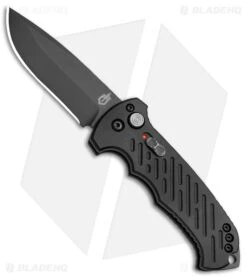 Gerber Auto 06 Automatic Knife Black Aluminum (3.6" Black)
