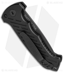 Gerber Auto 06 Automatic Knife Black Aluminum (3.6" Black) 6 Gerber Auto 06 Automatic Knife Black Aluminum (3.6" Black) -Knives Store Gerber 06 Auto Black G 10 Black Aluminum 30 001295 BHQ 51697 jr side large
