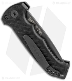 Gerber Auto 06 Tanto Automatic Knife Black G-10 (3.6" S30V Black) -Knives Store Gerber Auto 06 Tanto Auto Black G 10 Black 30 001296 BHQ 51695 jr side large