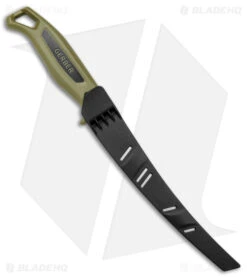 Gerber Ceviche Fillet Fixed Blade Knife Green Polymer (7" Stonewash) -Knives Store Gerber Ceviche Fillet Fixed Blade 7in Green SW BHQ 145773 jr sheath large