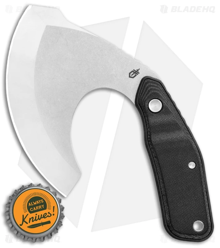 Gerber Downwind Ulu Fixed Blade Black G-10 (3.5" Satin) 30-001822 4 Gerber Downwind Ulu Fixed Blade Black G-10 (3.5" Satin) 30-001822 - Image 4