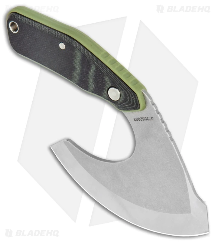 Gerber Downwind Ulu Fixed Blade Knife Flat Sage Green G-10 (3.5" SS) 30-001824 2 Gerber Downwind Ulu Fixed Blade Knife Flat Sage Green G-10 (3.5" SS) 30-001824 - Image 2