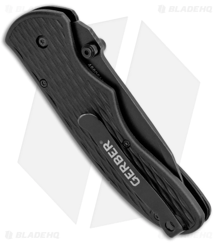 Gerber FAST Draw Tanto Knife Assisted Opening (3" Black Serr) 3 Gerber FAST Draw Tanto Knife Assisted Opening (3" Black Serr) - Image 3