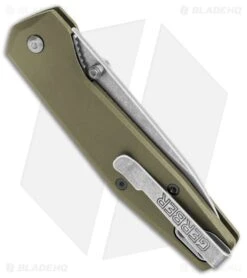 Gerber Fuse Liner Lock Knife Flat Sage Green GFN (3.4" SW) 30-001875 -Knives Store Gerber Fuse LL Flat Sage Green GFN SW BHQ 120834 jr side large