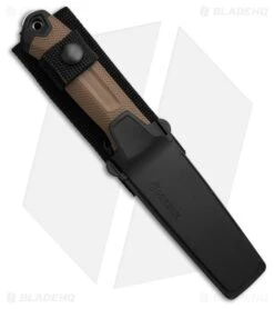 Gerber StrongArm Camp MagnaCut Fixed Blade Knife Coyote Brown GFN (4.1" SW) -Knives Store Gerber StrongArm Camp MagnaCut Fixed Blade Knife Coyote Brown GFN 4in SW BHQ 208279 td side large