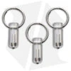 Glow Rhino Spark 3-Pack Glass Breaker Tritium Glow Fob (Blue)