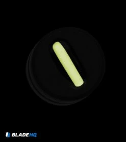 Flytanium + Glow Rhino Tritium Stonewash Ti Thumbstud For Benchmade Knives -Knives Store Glow rhino yellow large