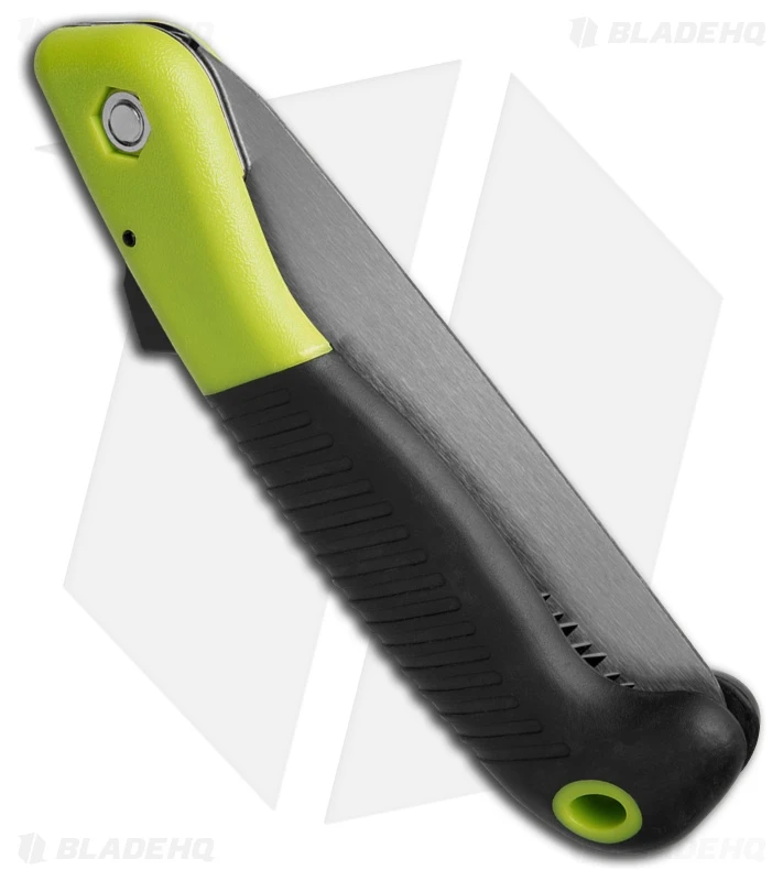 HME 5.5" Mini Folding Saw Black/Green Rubberized ABS (Carbon Steel) HME00107 3 HME 5.5" Mini Folding Saw Black/Green Rubberized ABS (Carbon Steel) HME00107 - Image 3