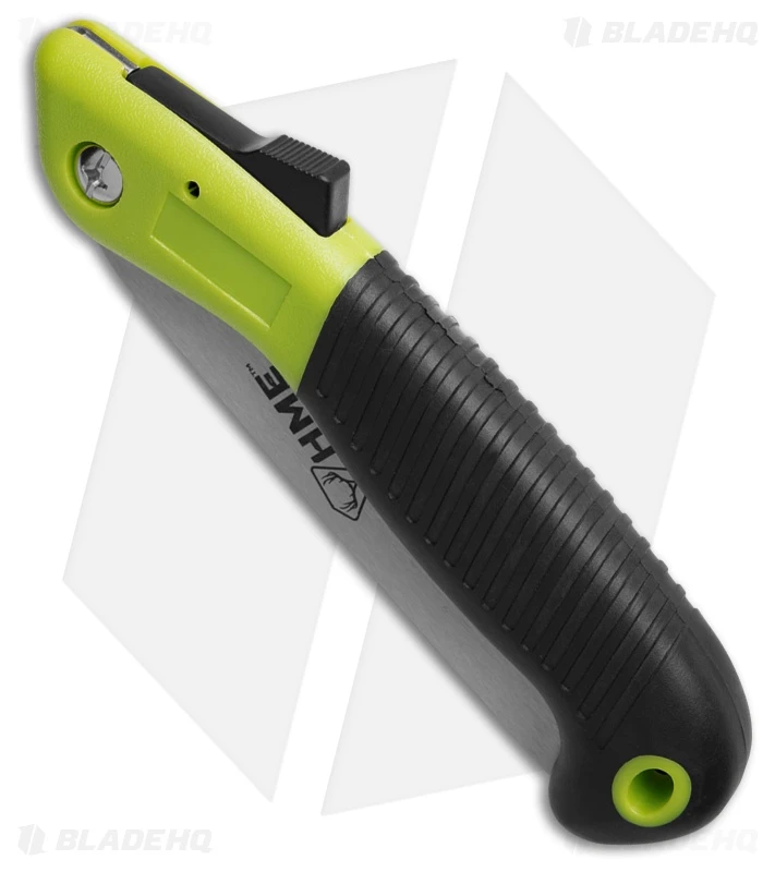 HME 5.5" Mini Folding Saw Black/Green Rubberized ABS (Carbon Steel) HME00107 2 HME 5.5" Mini Folding Saw Black/Green Rubberized ABS (Carbon Steel) HME00107 - Image 2