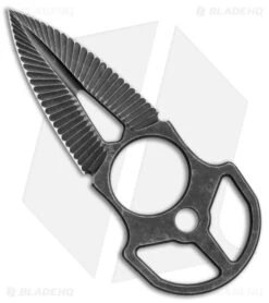 HavocWorks TPD Push Dagger Fixed Blade Knife (2.375" Acid Stonewash)