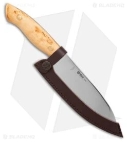 Helle Knives Dele Kitchen Chef's Knife Curly Birch (6.3" Polished) 800 5 Helle Knives Dele Kitchen Chef's Knife Curly Birch (6.3" Polished) 800 -Knives Store Helle Knives Dele Kitchen Chefs Knife 6.30in Polished BHQ 194411 hd sheath large
